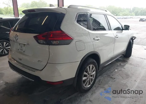 2017 Nissan Rogue Sv z USA, uszkodzony, nr VIN KNMAT2MT9HP507347